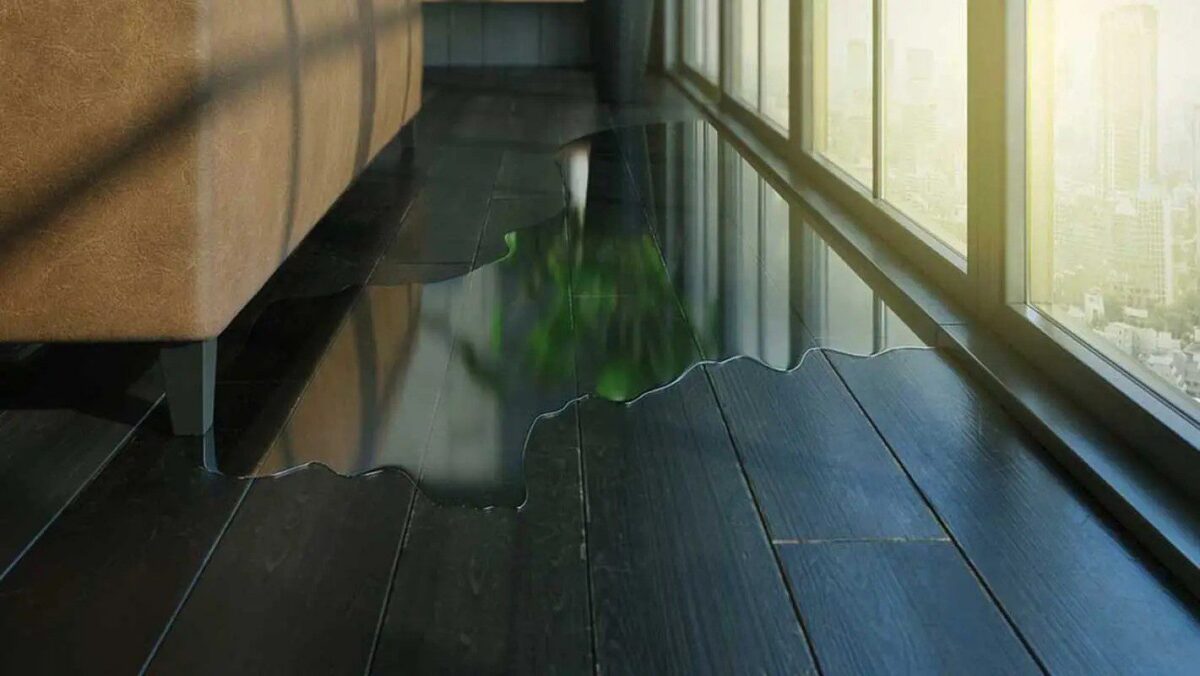 Water damage restoration service in Round Lake for indoor floor flooding and moisture cleanup