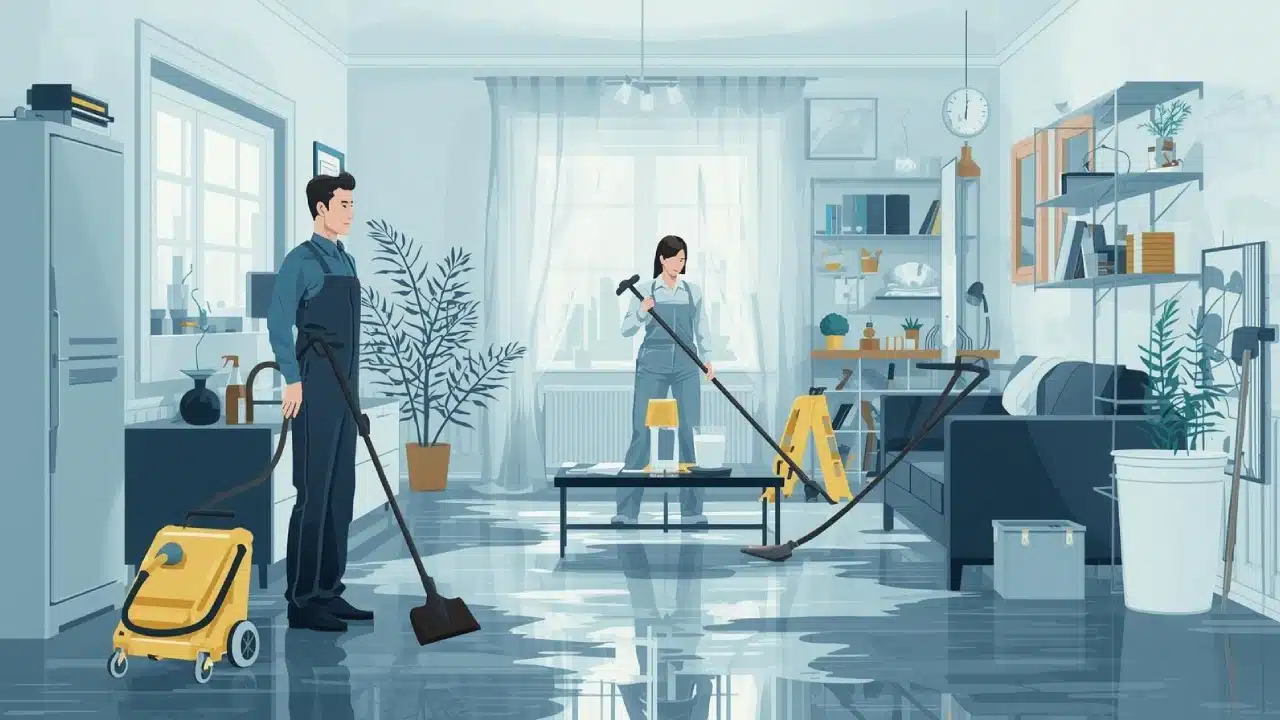 a man standing in a room