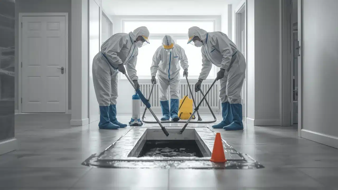 Sewage BackupCleanup Causes Health Risks How Restoration Experts Fix It Safely